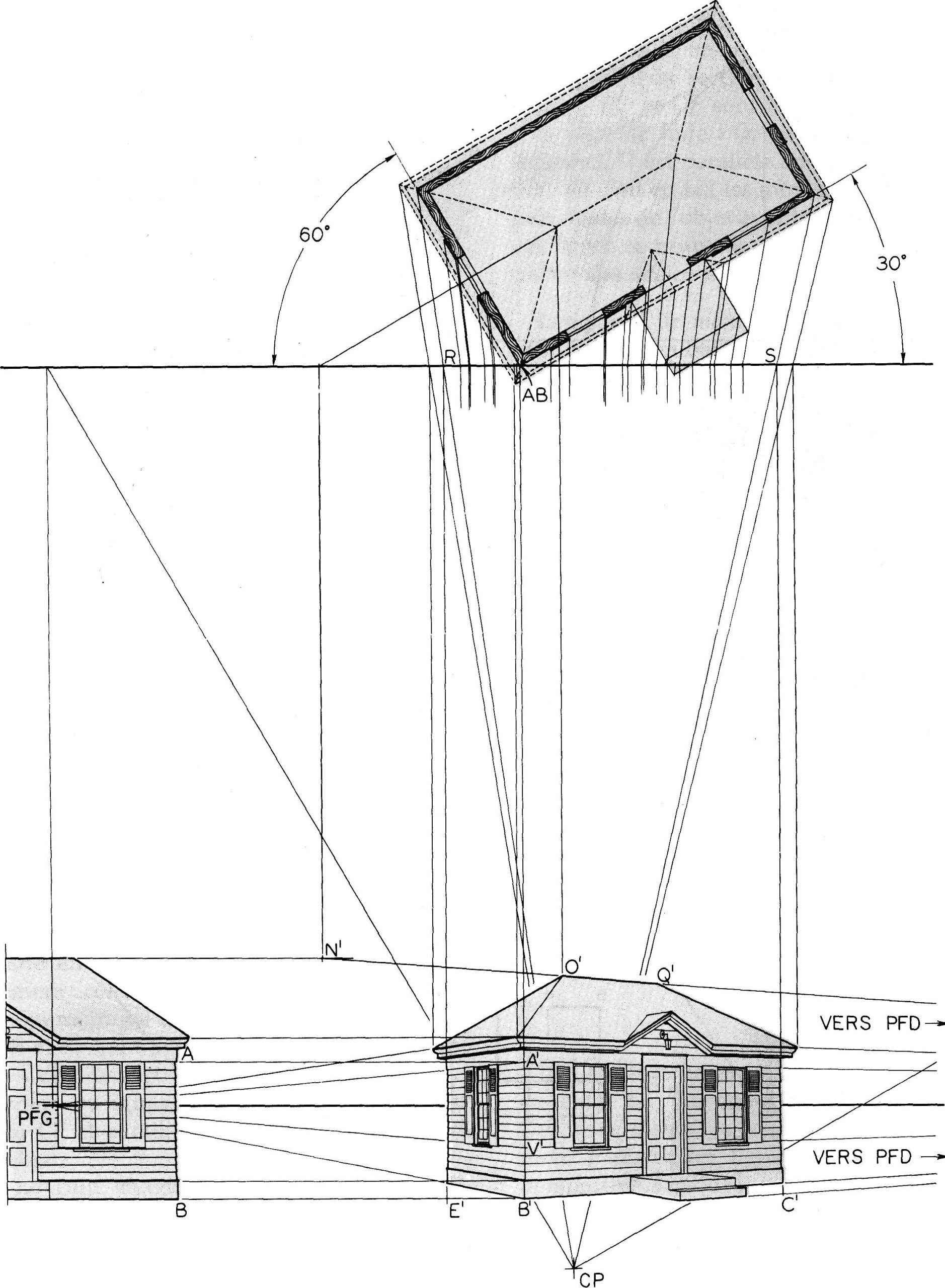 Perspective À Deux Points De Fuite dedans Dessin 3 Points De Fuite,