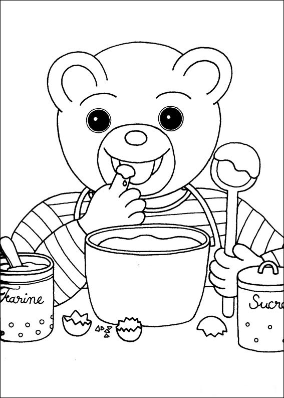 Petit Ours Brun A Colorier - Pewter serapportantà Coloriage Ours Dessin