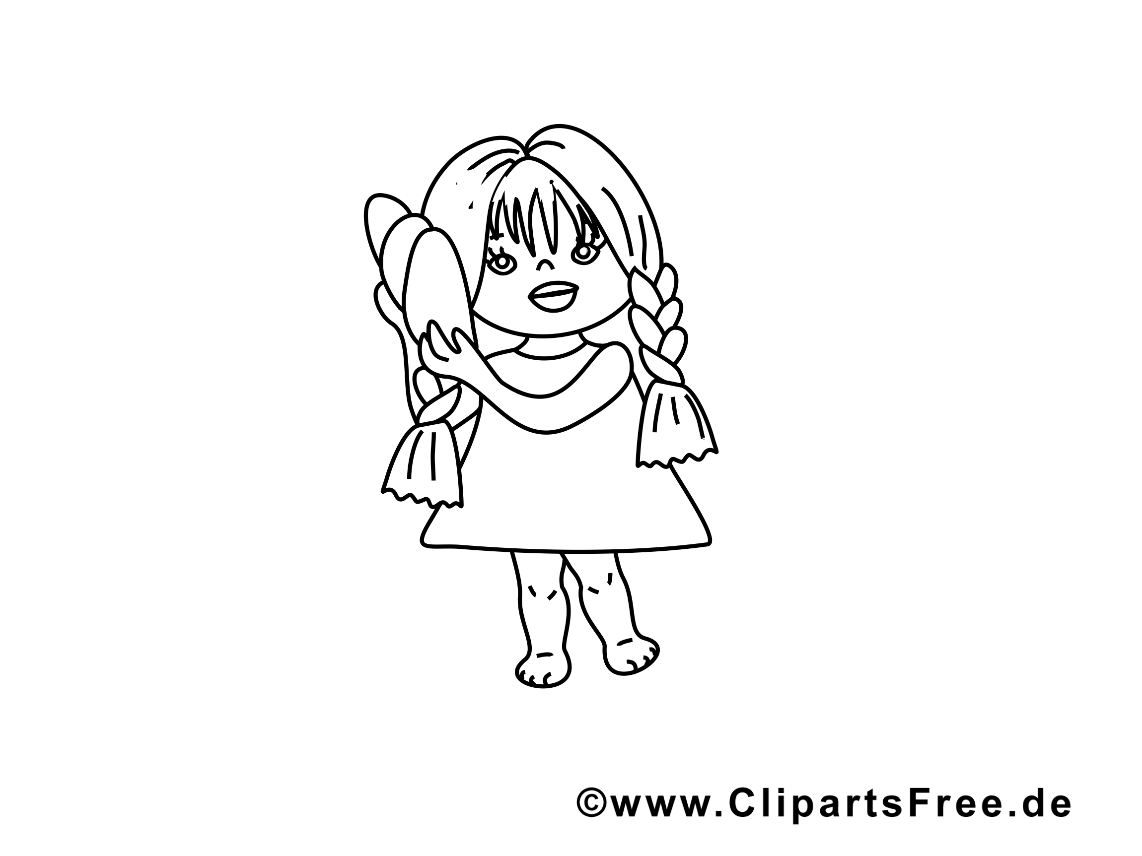 Petite Fille Images - Maternelle Gratuits À Imprimer concernant Coloriage Pour Fille,