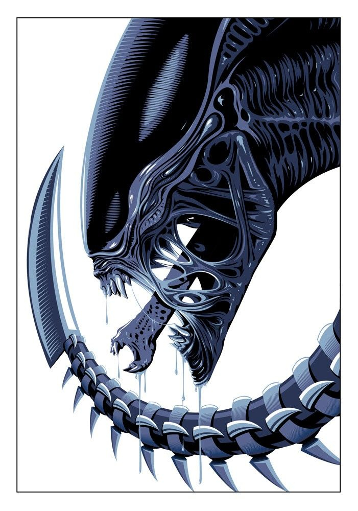 Pin By Evil Cookie On Alien | Alien Tattoo Xenomorph concernant Dessin Versus