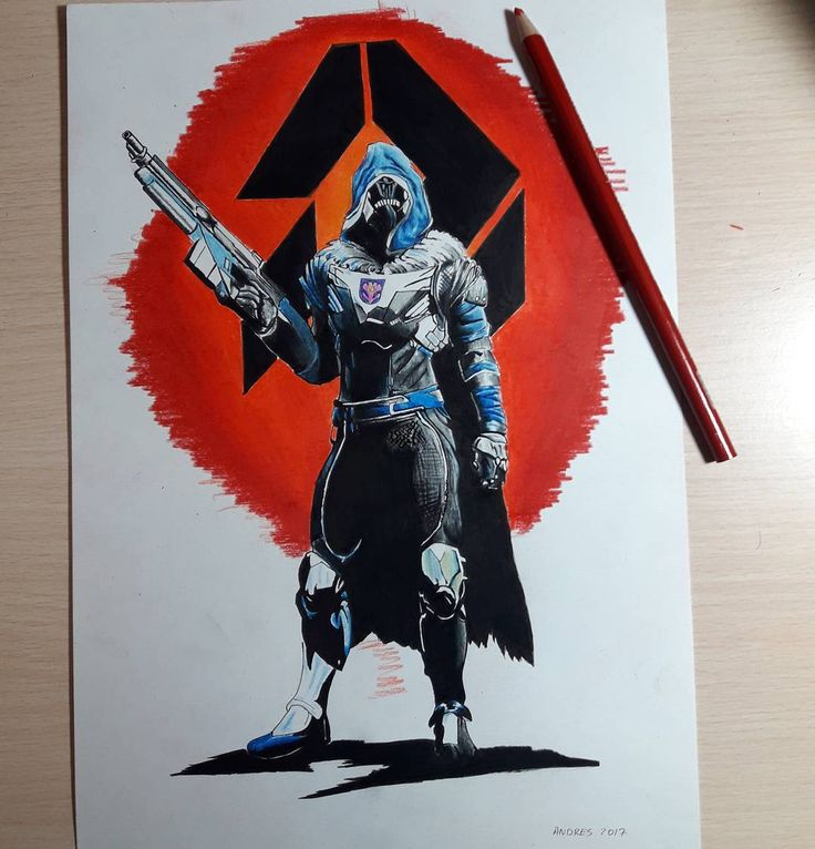 Pin By Gabriella Ruiz On Destiny (The Game) | Destiny concernant Cayde 6 Dessin