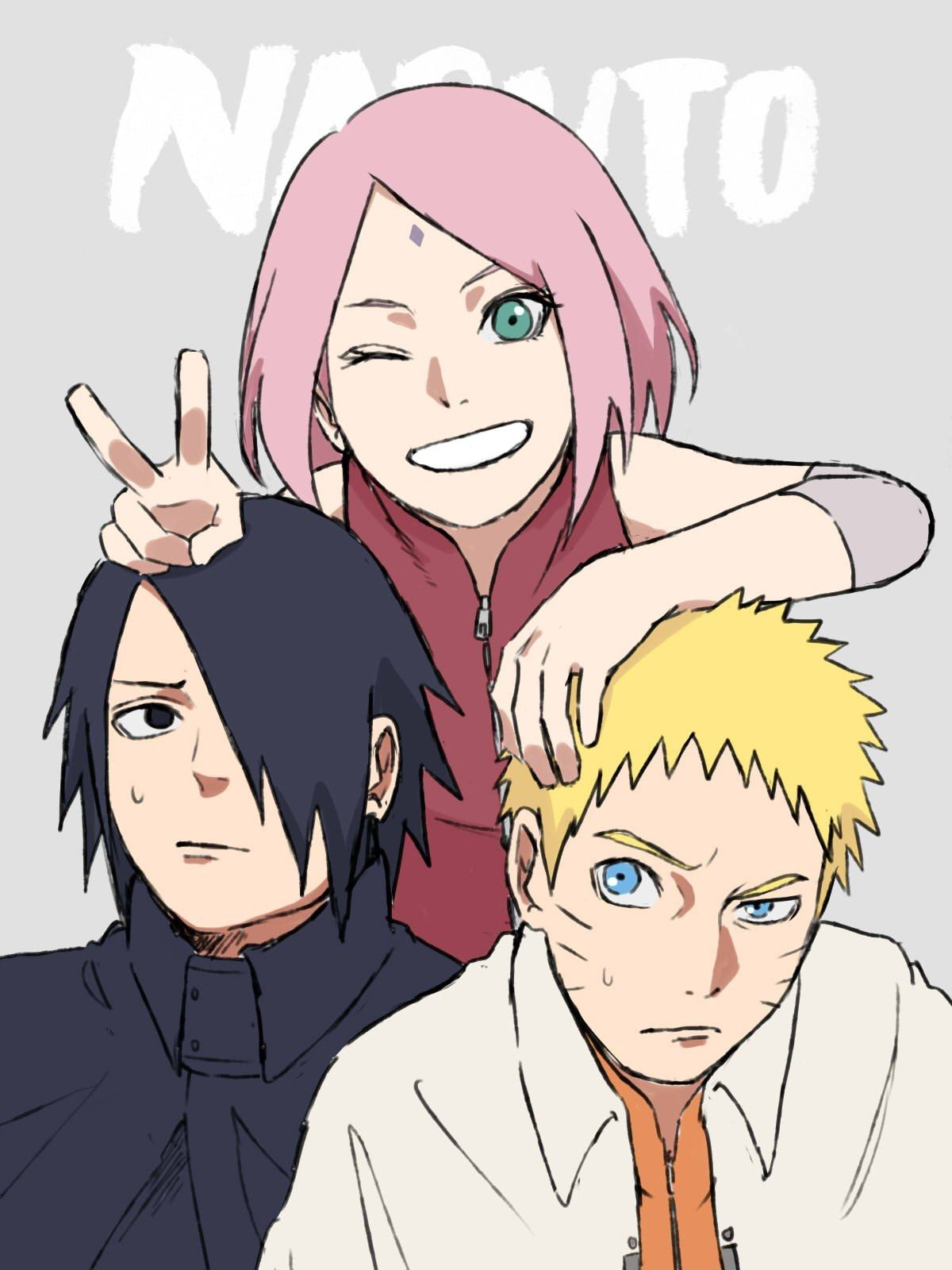 Pin By Lau Portugal On Sasusaku Family | Naruto Sasuke à Equipe 7 Dessin