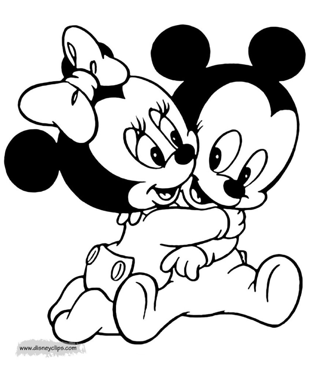 Pin By Lehla Green On Amilia First Birthday | Pinterest intérieur Coloriage Minnie Mouse,
