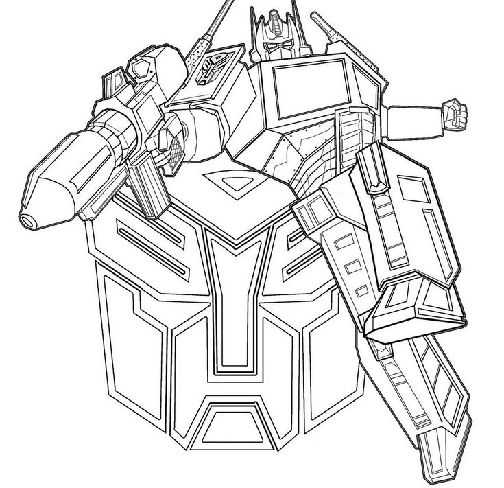 Pin By Marcus De Peel On Optimus Prime Coloring Pages tout Coloriage Tobot R