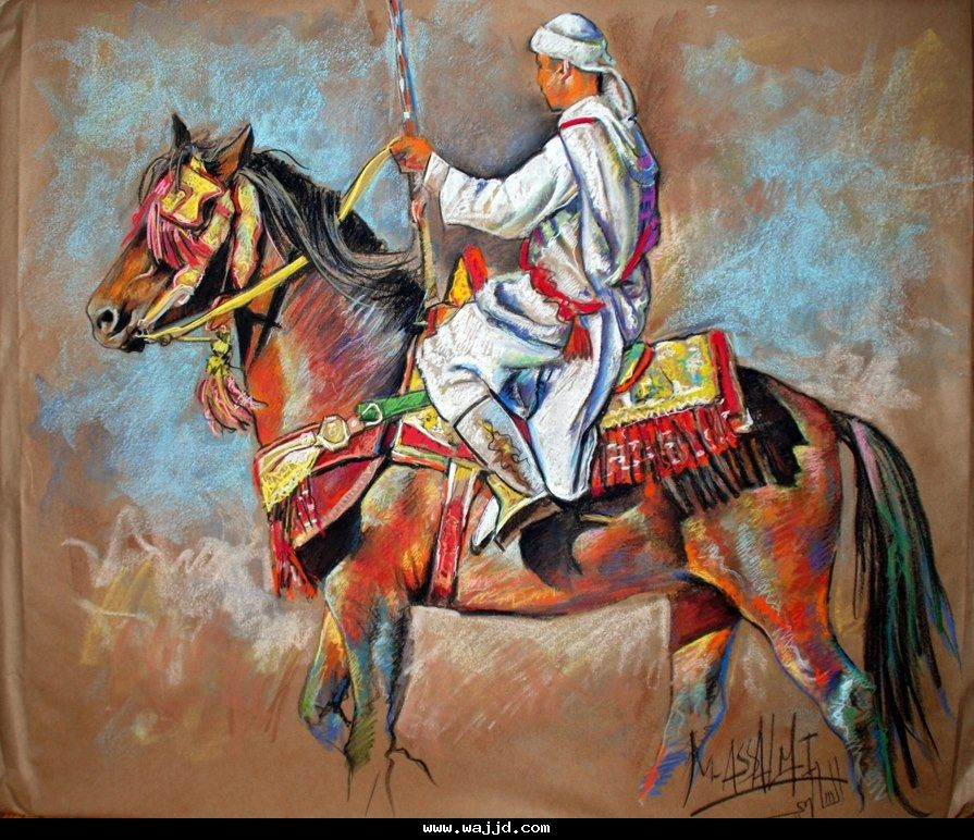 Pin By Mohamed Taki On Fantasia Au Maroc | Arabian Horse concernant Mohamed 6 Dessin