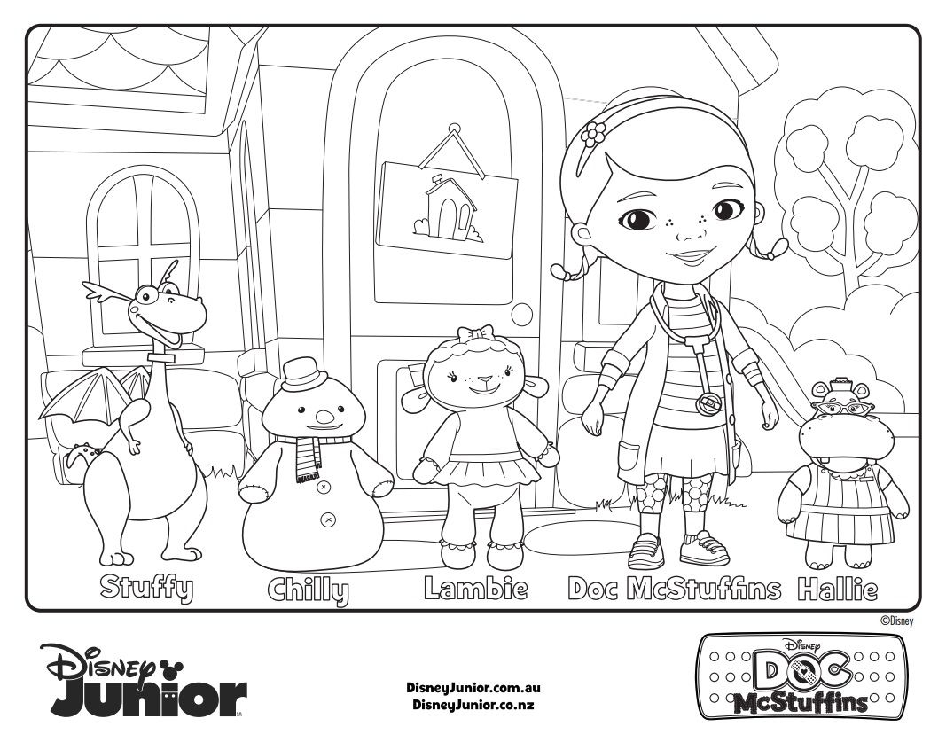 Pin By Sylvain St-Pierre On Doc Mcstuffins / Docteur La pour Coloriage K Way