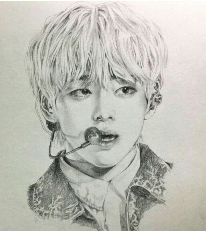 Pin De Наталия Бобровская Em K-Pop Art | Desenhos, Bts avec Coloriage Bts,