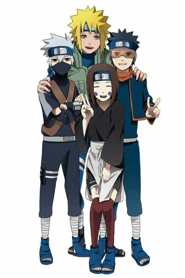 Pin De Rima Anuarbekova En Naruto | Equipo Minato, Sasuke dedans Naruto Equipe 7 Dessin