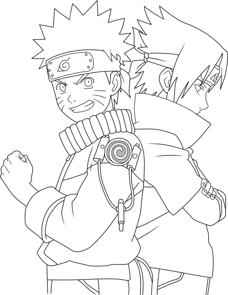 Coloriage Naruto, - Arouisse.com