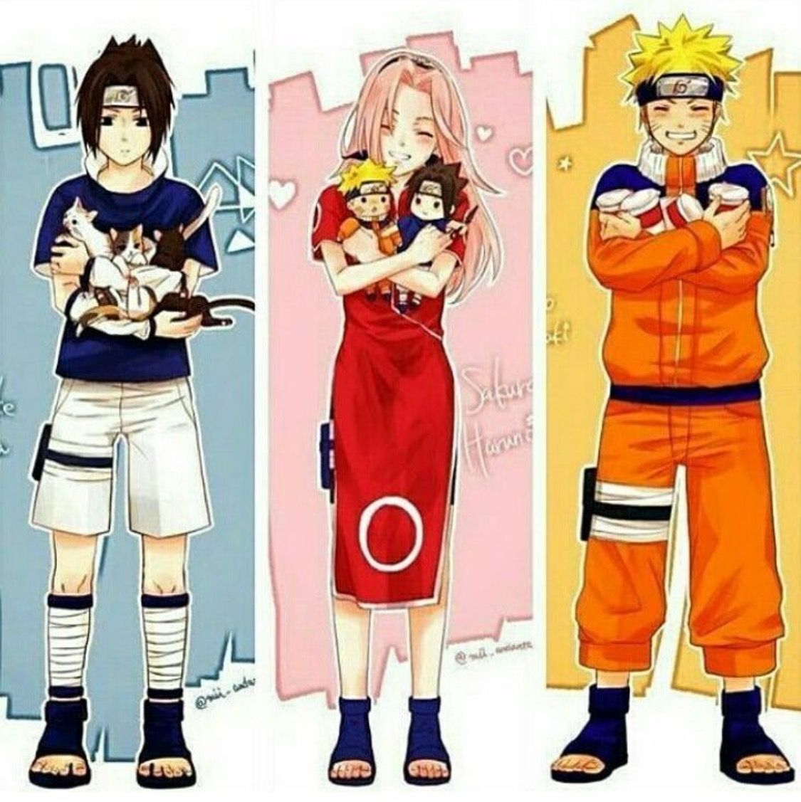 Pin Em Naruto avec Equipe 7 Dessin