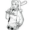Pin On Cartoon Coloring Pages Collection tout Coloriage Harley Quinn,