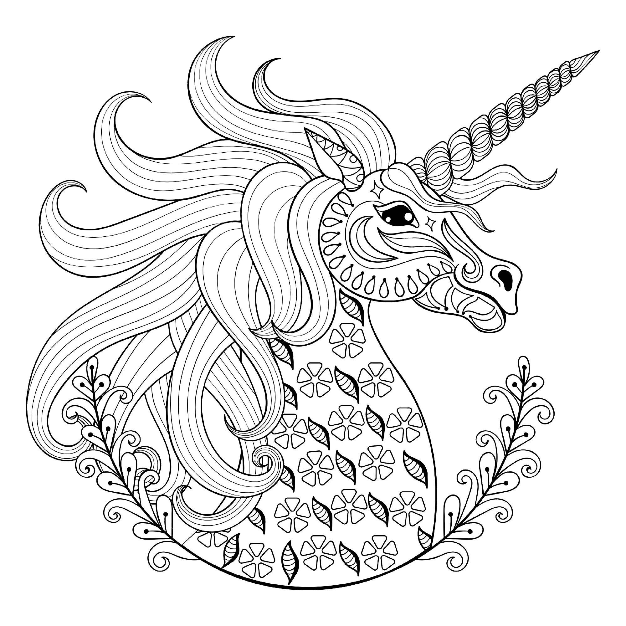 Pin On Coloriage Dessin serapportantà Coloriage De Licorne,