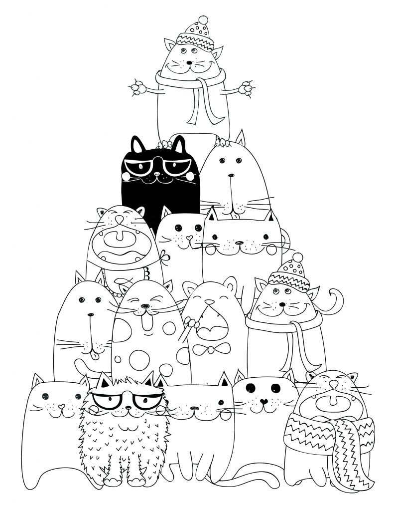 Pin On Coloriage Divers / Diverse Colouring avec Coloriage Chat