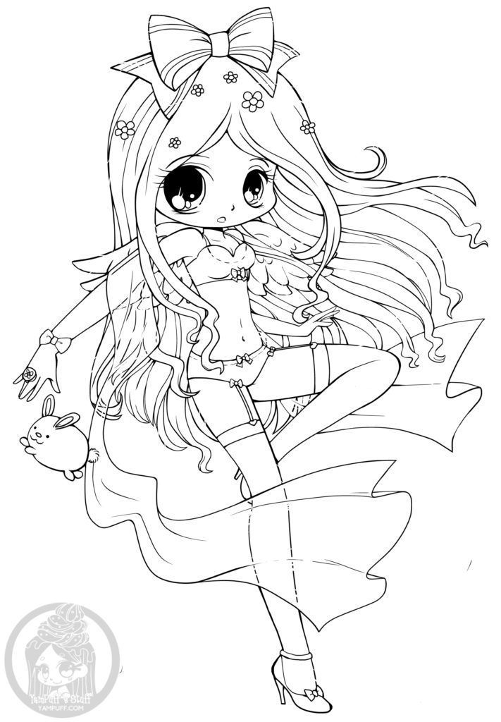 Pin On Coloriage Personnage Chibi Et Manga Adult Coloring Page intérieur Coloriage Dessin Manga