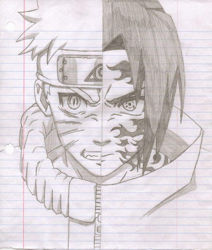 Pin On Dessin dedans Dessin Naruto Sasuke