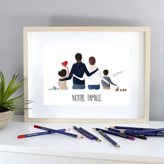 Pin On ♥ Creative And Original Party (Kids Preferably) avec Famille De 5 Dessin