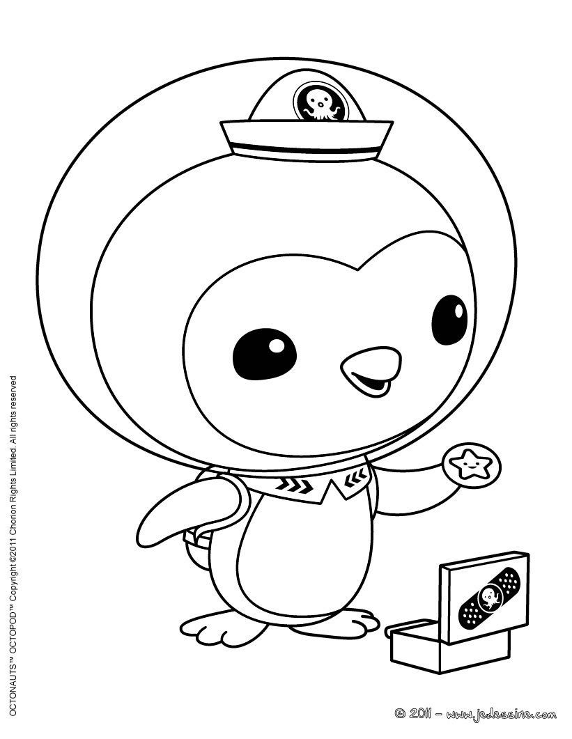 Pin On Octonauts intérieur Coloriage Octonautes