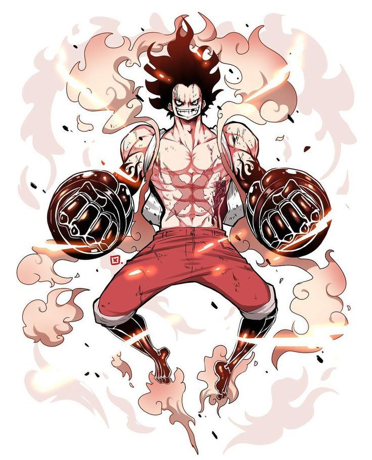 Pin On One Pièce Manga concernant Luffy Gear 5 Dessin