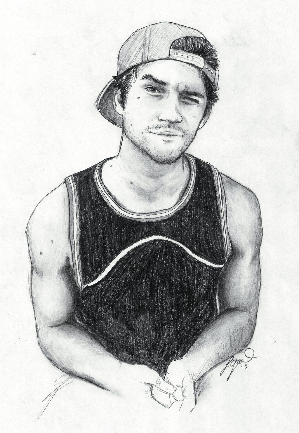 Pin On Teen Wolf Guys Drawings encequiconcerne Dessin Dylan O&amp;#039;Brien Facile