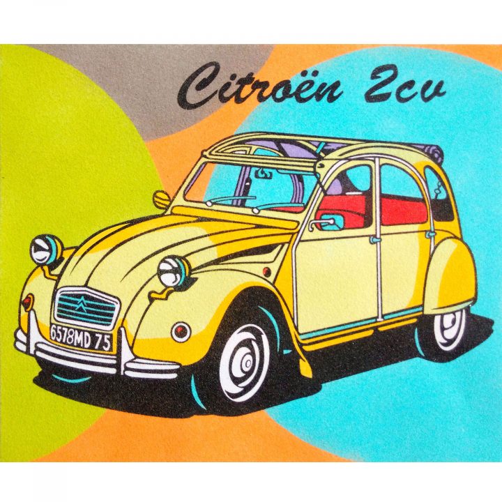 Pintar Con Arenas De Colores Arenart | Earenart serapportantà Dessin 2Cv Humoristique