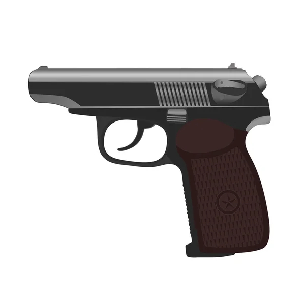 Pistolet Vector — Image Vectorielle Jrmurray76 © #9210939 dedans Dessin 9Mm