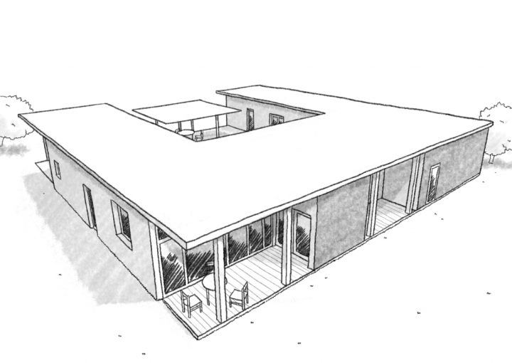 Plan Maison 3D Piscine - Idées De Travaux serapportantà Dessin 3D Maison,