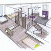 Plans De Maison - Perspectives En 3D Par Artech Constructions tout Dessin 3D Maison,