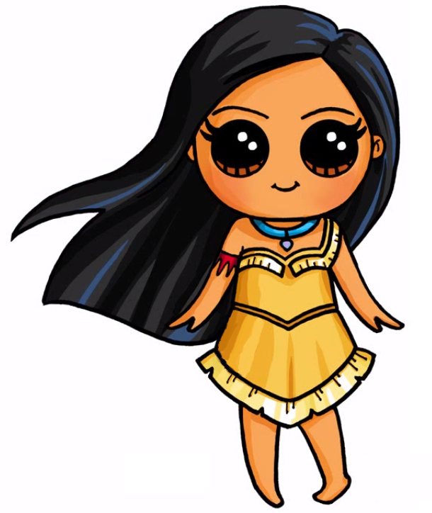 Pocahontas | Cute Kawaii Drawings, Cute Drawings, Kawaii encequiconcerne Dessin Cute,