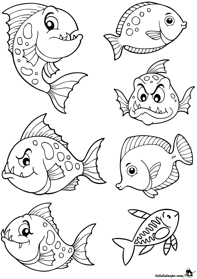 Poissons D&amp;#039;Avril Amusants À Colorier Et À Découper serapportantà Coloriage Poisson D&amp;#039;Avril