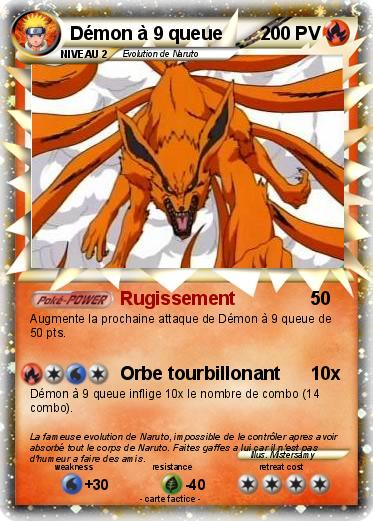 Pokémon Demon A 9 Queue 3 3 - Rugissement - Ma Carte Pokémon intérieur Dessin Renard A 9 Queues