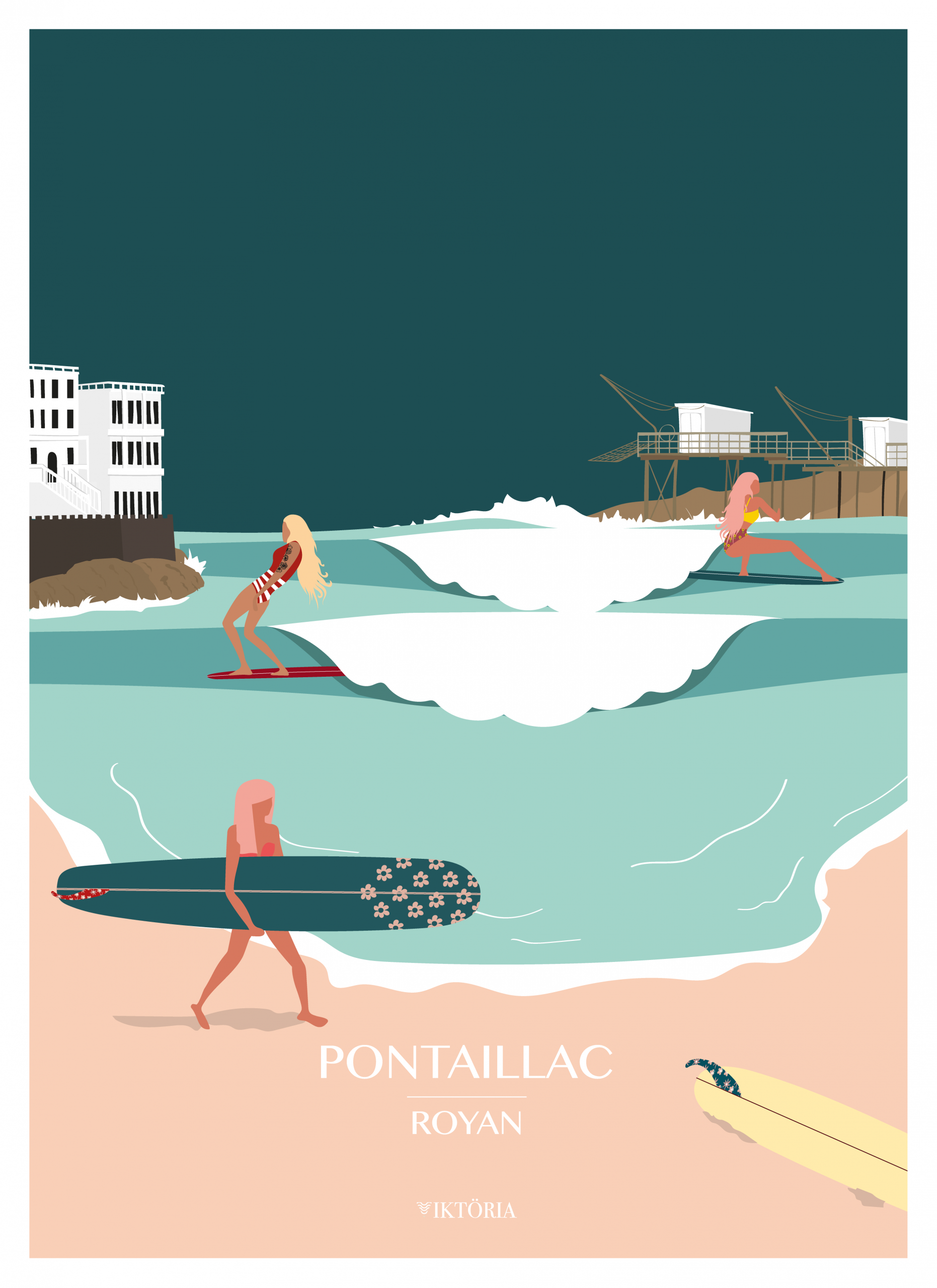 Pontaillac | Dessin Surfeur, Dessin Surf, Poster Surf tout Coloriage Dessin Surf