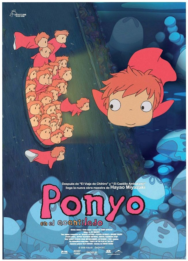 Ponyo En El Acantilado (2008) &quot;Gake No Ue No Ponyo&quot; De pour Ü Dessin Animé,