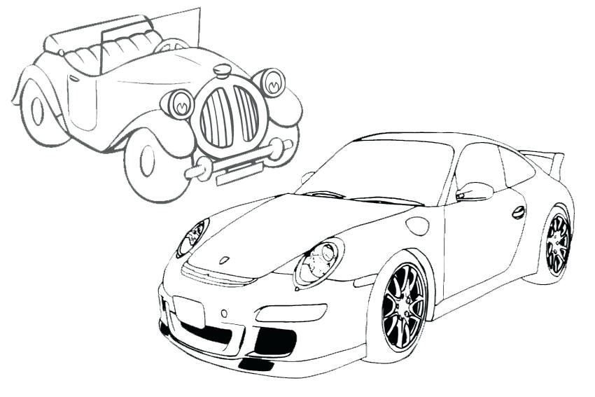 Porsche 911 Coloring Pages At Getcolorings | Free avec Coloriage 911