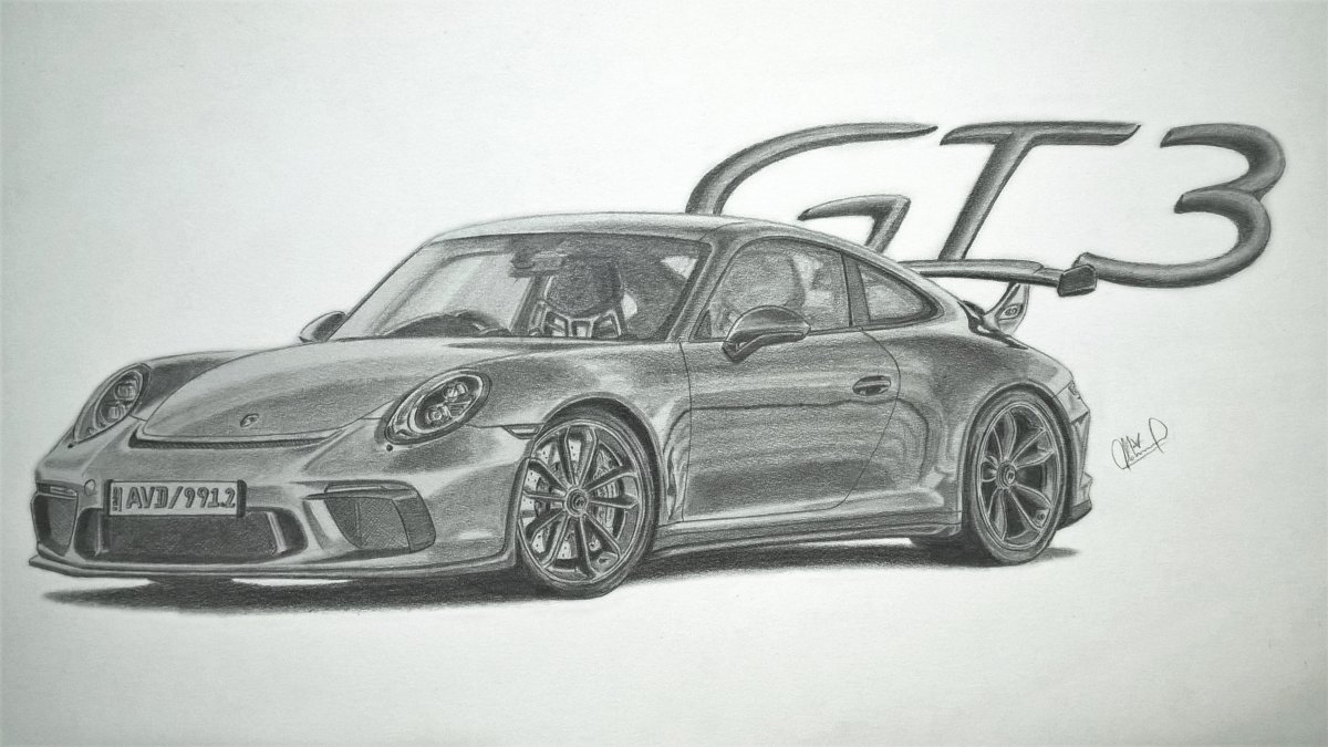 Porsche 911 Drawing At Paintingvalley | Explore concernant Dessin 911