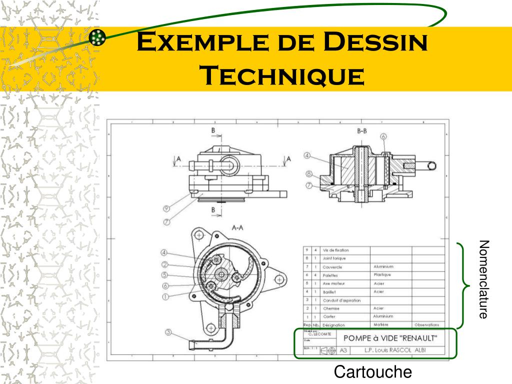 Ppt - Le Dessin Technique Powerpoint Presentation, Free pour Dessin Technique