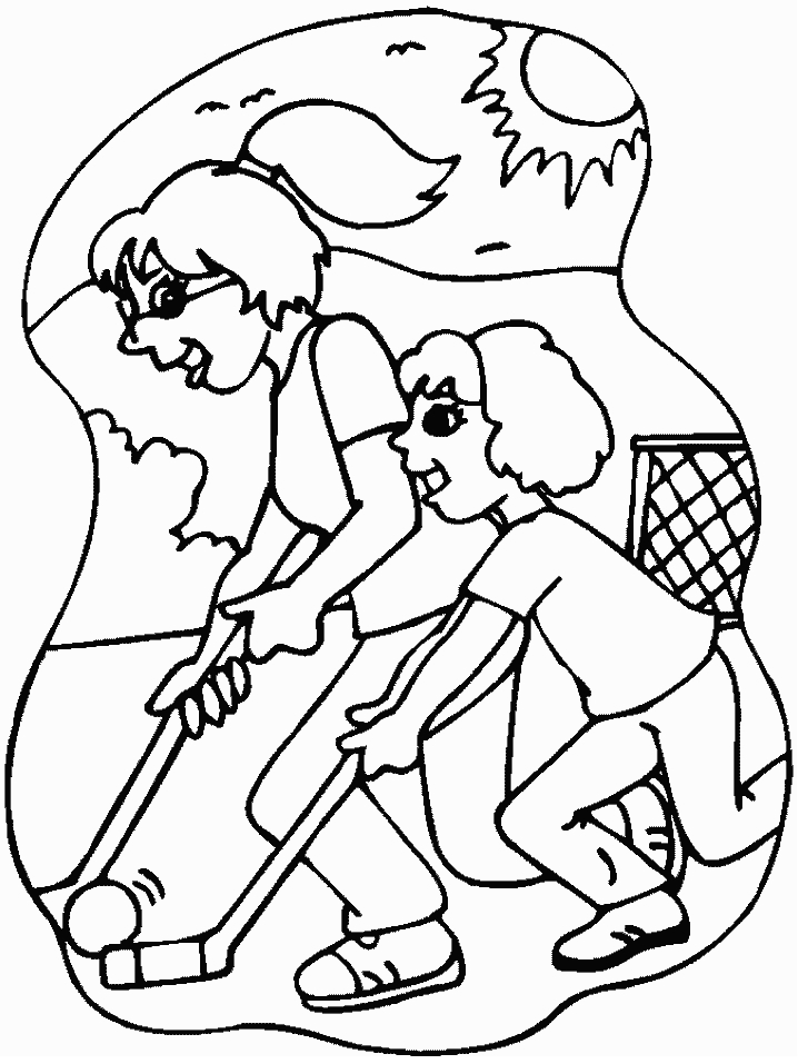 Printable Hockey 8 Sports Coloring Pages pour Ice Angel Coloriage,