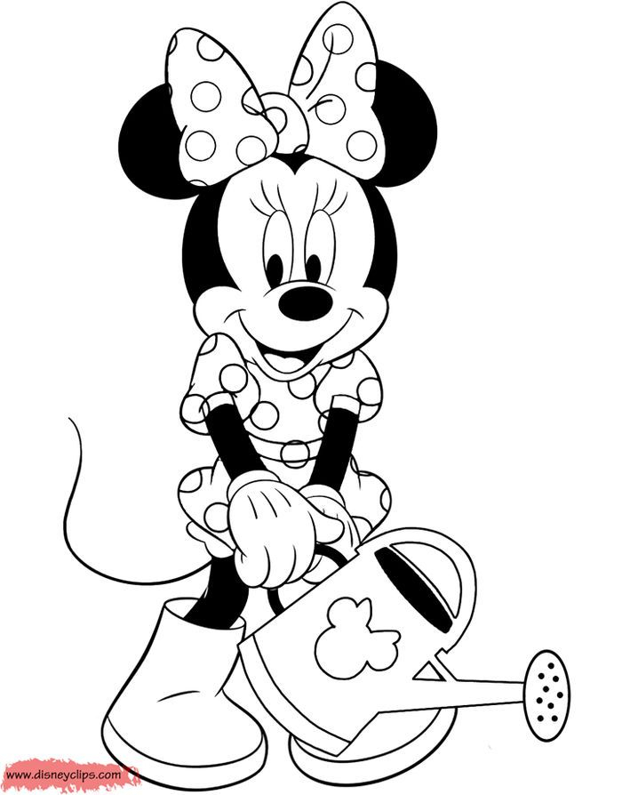 Printable Minnie Mouse Coloring Pages | Minnie Mouse tout Coloriage Minnie Mouse,