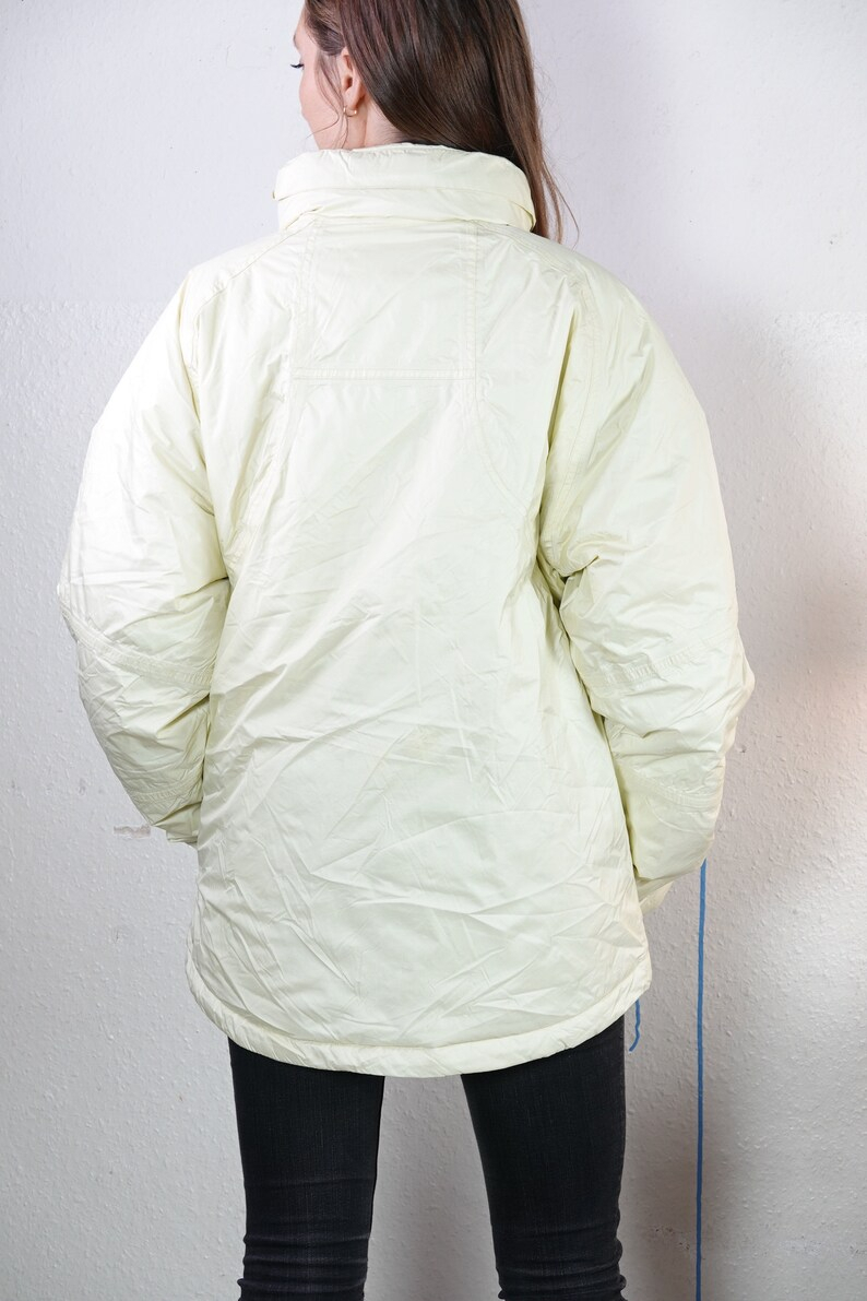 Puffer Jacket K-Way Veste White Rain Jacket Vintage Veste dedans Dessin K Way