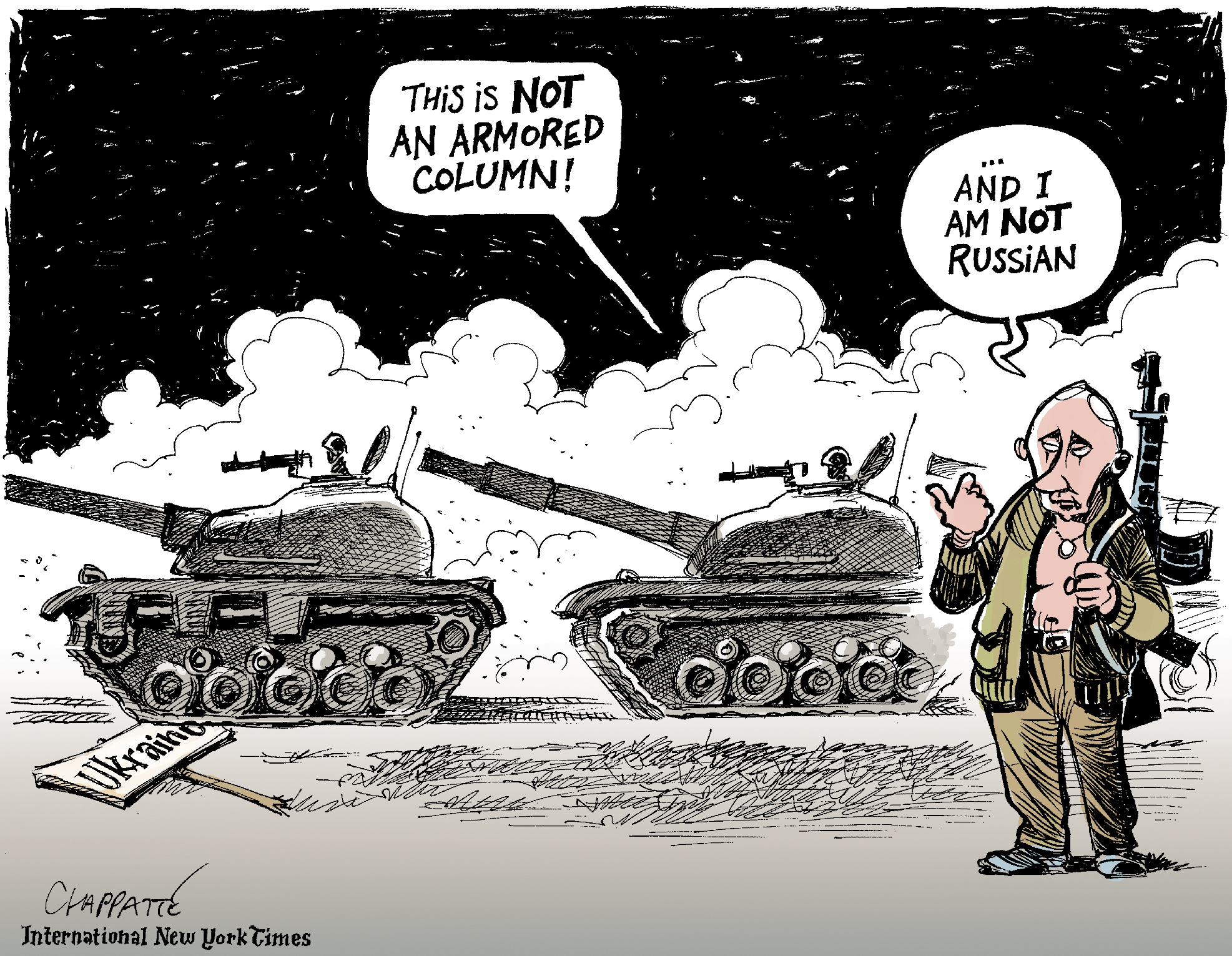 Putin Invading Ukraine? | Chappatte serapportantà Dessin Ukrainien,