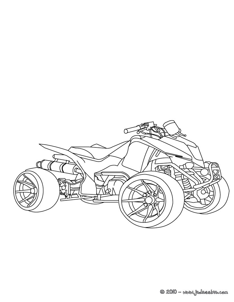 Quad Yamaha Dessin encequiconcerne Dessin Quad