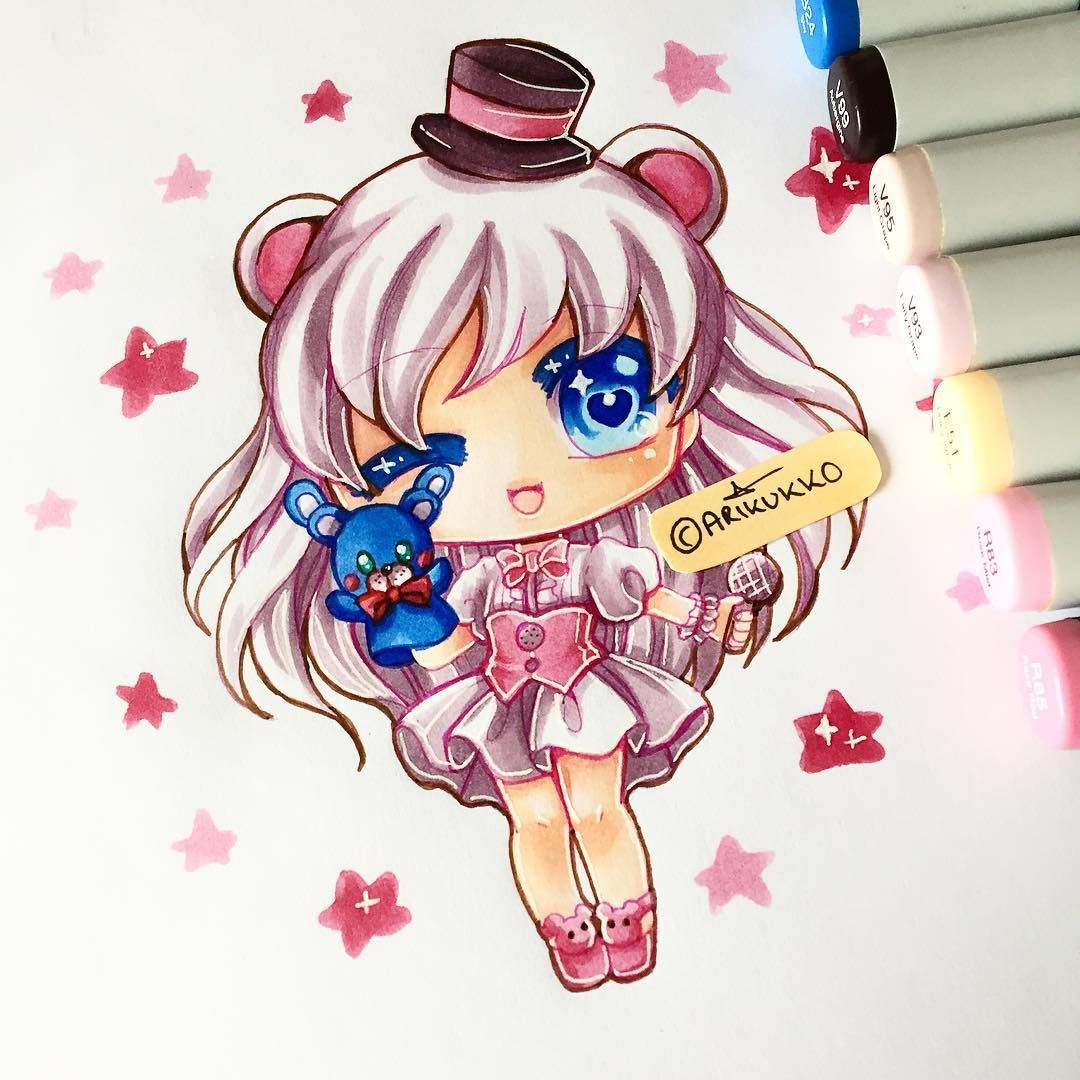 Quick Mini-Chibi Of A Humanised Funtime Freddy (From Fnaf avec Dessin Kawaii F