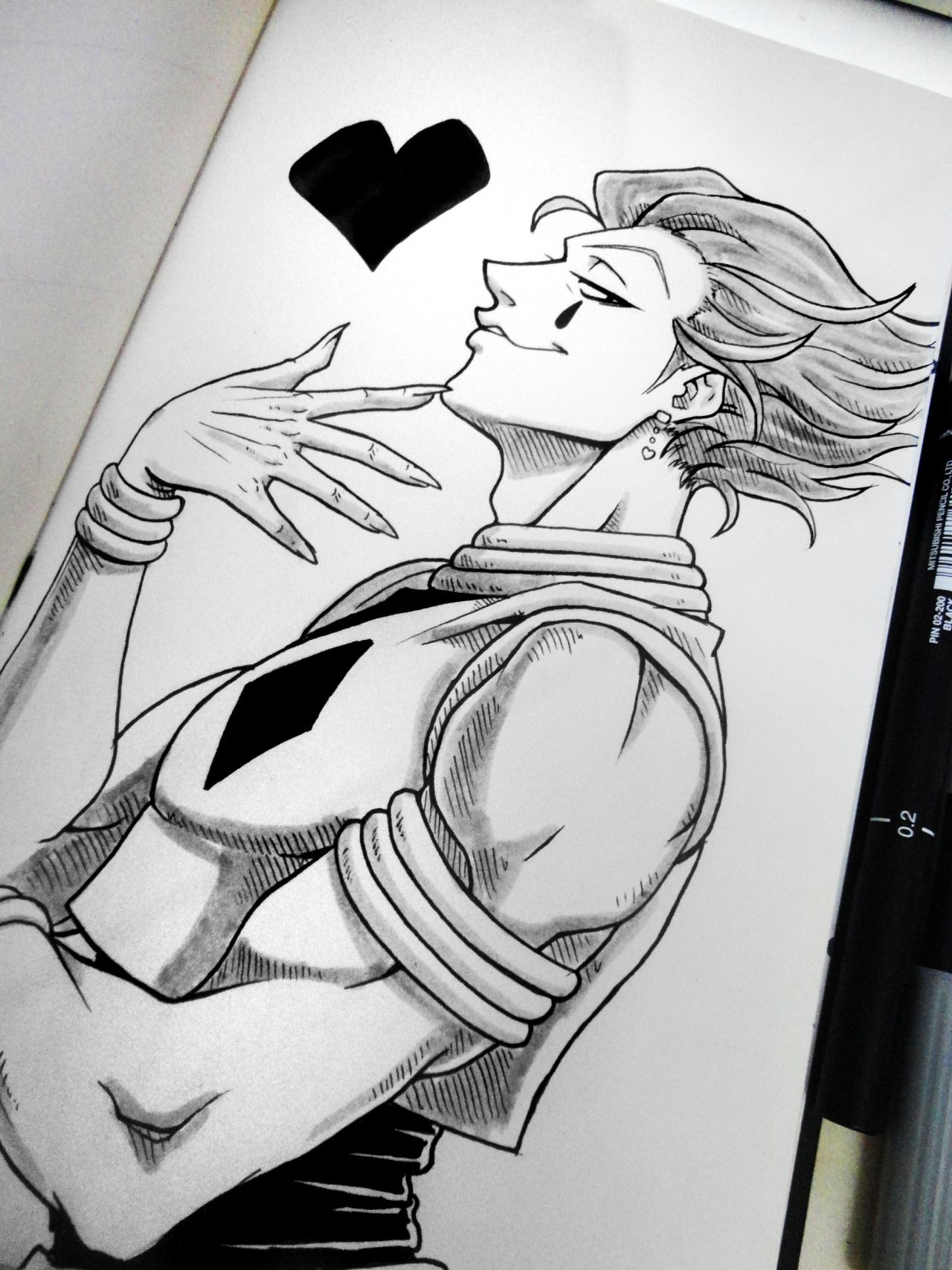 Rabiscos E Tal : Photo | Dessin De Visages, Tutoriel pour Coloriage Hisoka Dessin