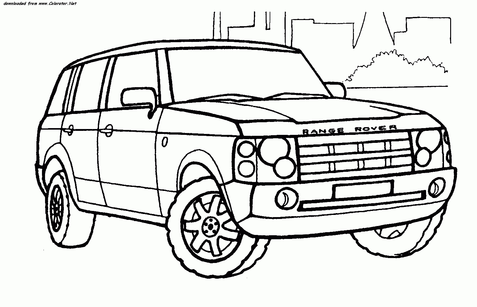 Range Rover Coloriage Couleur | 30000 ++ Collections De avec Coloriage 4X4