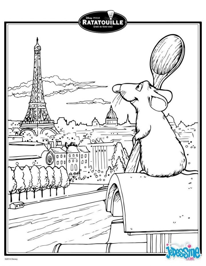 Ratatouille Coloriage A Imprimer - Gratuit Coloriage destiné Coloriage À Imprimer 4X4