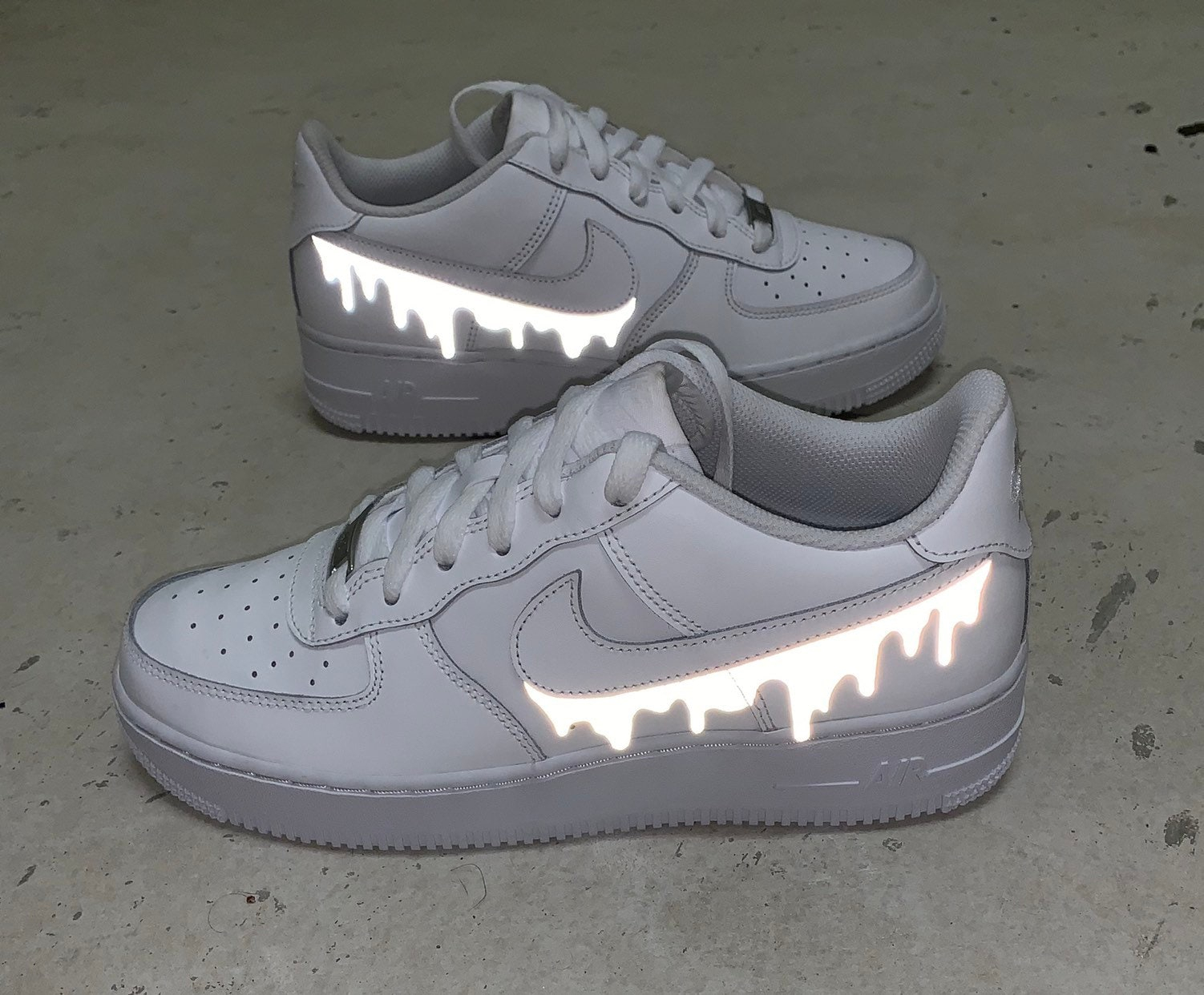 Reflective Drip Nike Air Force 1 | Custom Air Force 1S One destiné Coloriage Air Force 1,