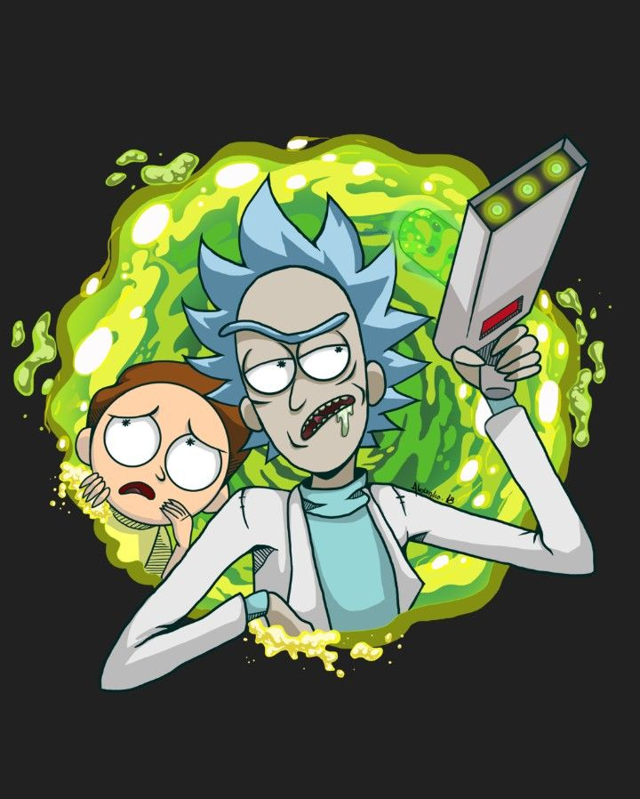 Rick And Morty | Rick And Morty Poster, Rick And Morty, Morty tout Dessin Rick Et Morty