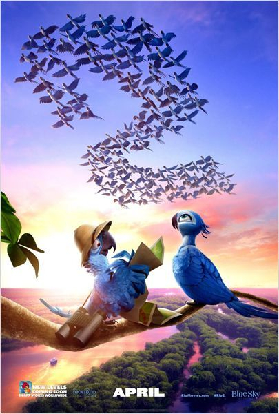 Rio 2 : Affiche | Film Rio, Rio 2, Rio Dessin Animé concernant 2 Dessin Animé,