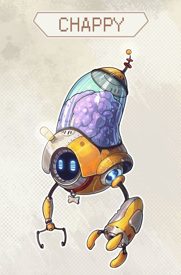 #Robotsillustration | Design De Personnages, Art À Thème concernant Dessin Robot