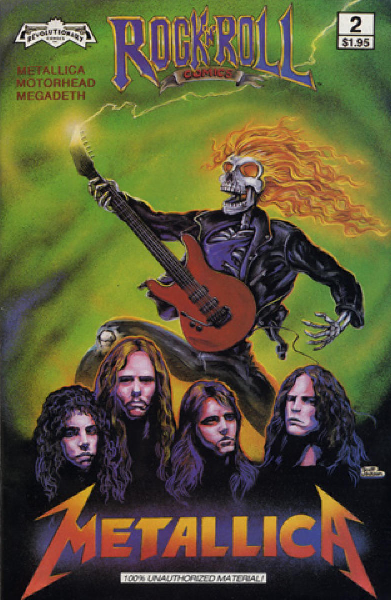 Rock &amp;#039;N&amp;#039; Roll Issue 2: Metallica Vintage Comic, Oct 1 pour Coloriage Rock N Roll