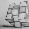 Rubik'S Cube By Orderedbychaos | Cool Art Drawings serapportantà S Dessin 3D